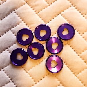7 happy planner mini discs purple